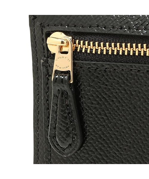 COACH(コーチ)/コーチ 財布 アウトレット COACH F31960 IMBLK スモール ウォレット レディース 二つ折り財布 三つ折り財布 無地 ブラック 黒/img07