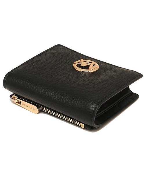 マイケルコース 財布 アウトレット Michael Kors 35h8gftd2l レディース 二つ折り財布 無地 Black 黒 マイケルコース Michael Michael Kors Magaseek