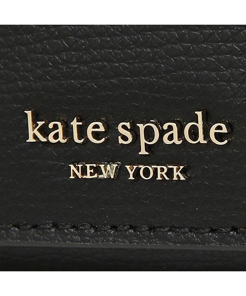 kate spade new york(ケイトスペードニューヨーク)/ケイトスペード キーケース KATE SPADE PWRU7213 001 KEY HOLDER SYLVIA 無地 BLACK 黒/img06