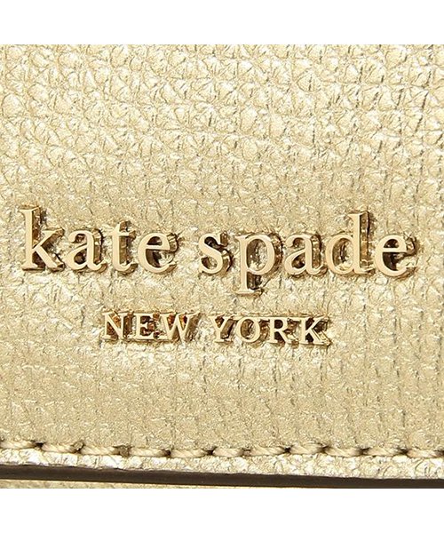 kate spade new york(ケイトスペードニューヨーク)/ケイトスペード キーケース KATE SPADE PWRU7213 712 KEY HOLDER SYLVIA 無地 PALE GOLD 金/img06