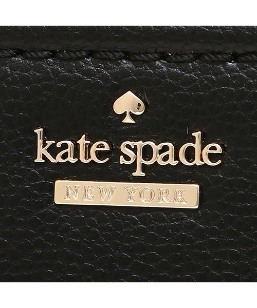 kate spade new york(ケイトスペードニューヨーク)/KATE SPADE WLRU5294 001 PATTERSON DRIVE SMALL SHAWN レディース 二つ折り財布 無地 ブラック 黒/img05