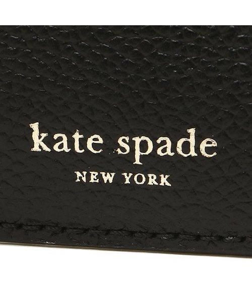 kate spade new york(ケイトスペードニューヨーク)/ KATE SPADE PWRU7159 106 MARGAUX ZIP CARD HOLDER カードケース・コインケース BLACK/WARM TAUPE/img05