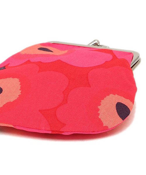 Marimekko(マリメッコ)/MARIMEKKO 020310 301 ミニ ウニッコ MINI UNIKKO PIENI KUKKARO がま口 ポーチ RED/PINK/img03