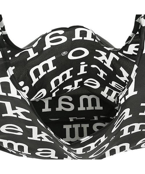 Marimekko(マリメッコ)/MARIMEKKO 41395 910 MARILOGO SMARTBAG スマートバッグ 折りたたみ トートバッグ BLACK/WHITE/img01