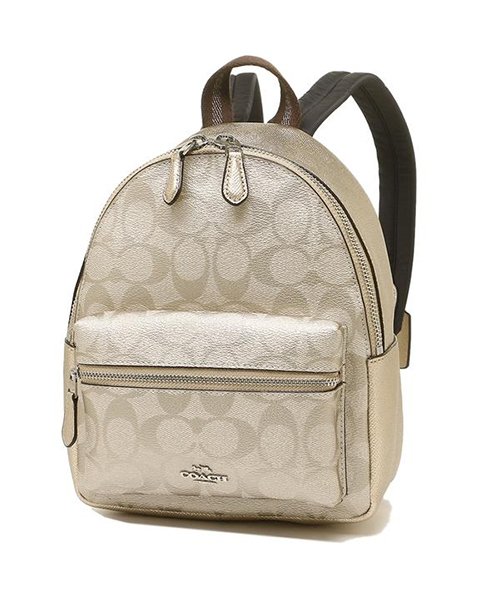 COACH(コーチ)/COACH F39511 SVPL ミニ チャーリー バックパック シグネチャー キャンバス レディース リュック・バックパック プラチナ/img02