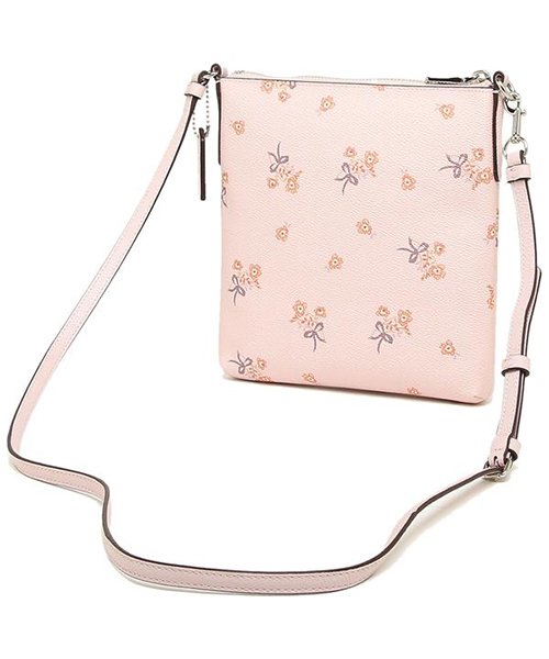 Coach F Svnix フローラル ボゥ メッセンジャー クロスボディ レディース ショルダーバッグ 花柄 アイスピンク コーチ Coach Magaseek