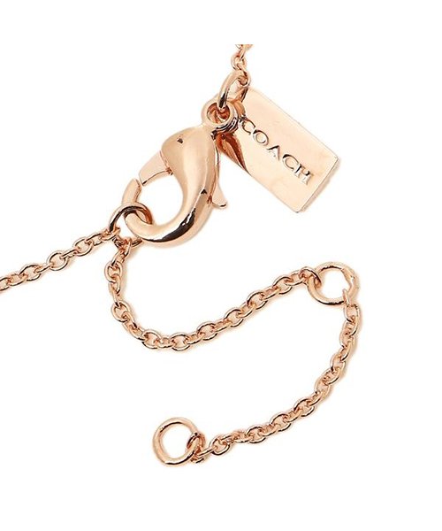 COACH(コーチ)/ COACH F29828 RGD PAVE PENDANT NECKLACE レディース ペンダント ROSEGOLD/img04