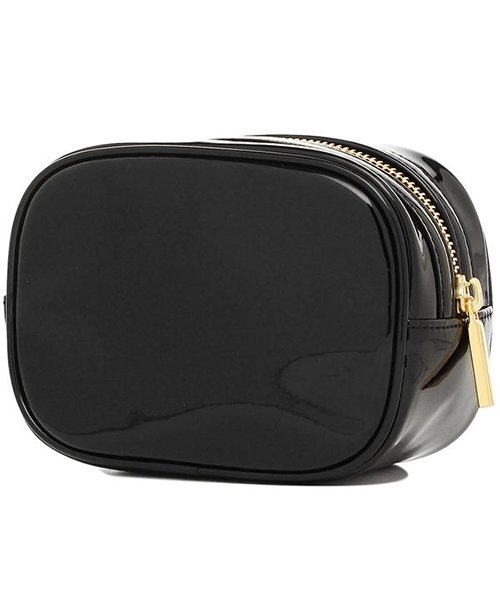 TORY BURCH(トリーバーチ)/ TORY BURCH 40926 001 STACKED PATENT SMALL COSMETIC CASE レディース 無地 BLACK 黒/img02