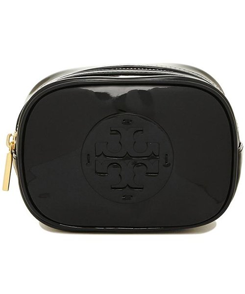 TORY BURCH(トリーバーチ)/ TORY BURCH 40926 001 STACKED PATENT SMALL COSMETIC CASE レディース 無地 BLACK 黒/img04
