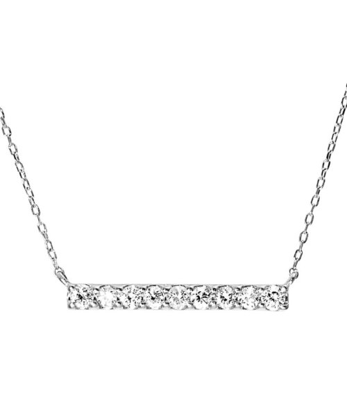 セール Pt 天然ダイヤモンド 計0 2ct ライン プラチナネックレス