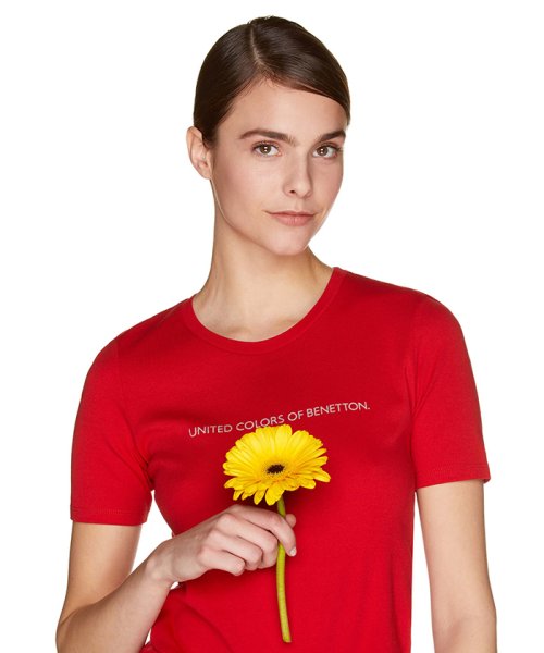 BENETTON (women)(ベネトン（レディース）)/ロゴクルーネック半袖Tシャツ・カットソー/img32