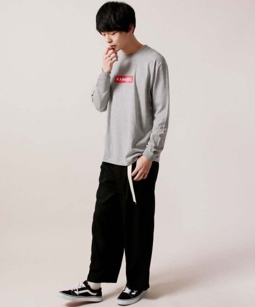 THE CASUAL(ザ　カジュアル)/(カンゴール) KANGOL ボックスロゴ長袖Tシャツカットソー/img06