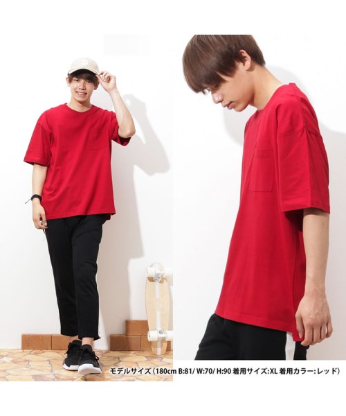 MAC HOUSE(men)(マックハウス（メンズ）)/Real Standard リアルスタンダード ポケット付きビッグTシャツ 92－7237P－KJ/img15