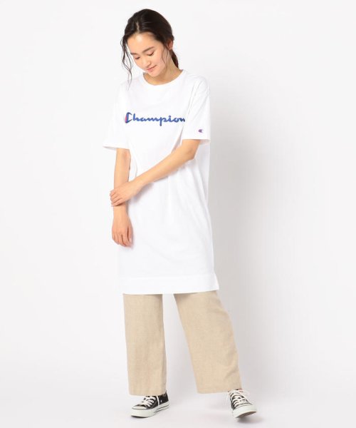 FREDY&GLOSTER(フレディアンドグロスター)/【Champion/チャンピオン】チェーン刺繍Tシャツワンピース/img08