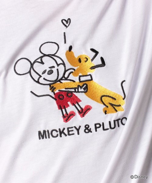 MARUKAWA(マルカワ)/【Disney】ディズニー 刺繍 半袖Tシャツ/img04