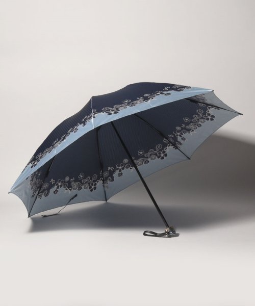 LANVIN en Bleu(umbrella)(ランバンオンブルー（傘）)/LANVIN en Blue 婦人 ミニ傘 【クイックアーチ】 すそ 花/img05