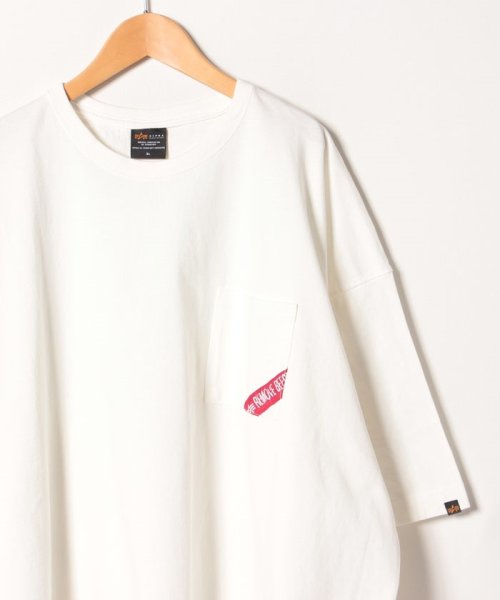 MARUKAWA(大きいサイズのマルカワ)/【ALPHA INDUSTRIES INC】 大きいサイズ メンズ アルファインダストリーズ ポケット 付き 半袖 Tシャツ ブランド/img02