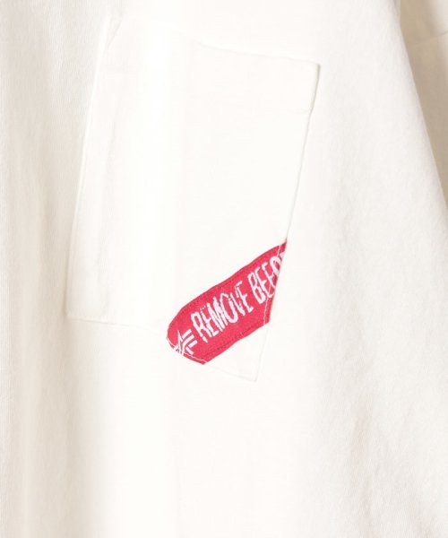 MARUKAWA(大きいサイズのマルカワ)/【ALPHA INDUSTRIES INC】 大きいサイズ メンズ アルファインダストリーズ ポケット 付き 半袖 Tシャツ ブランド/img03