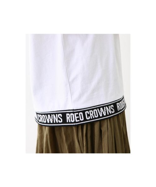 RODEO CROWNS WIDE BOWL(ロデオクラウンズワイドボウル)/裾リブロゴ Tシャツ/img09