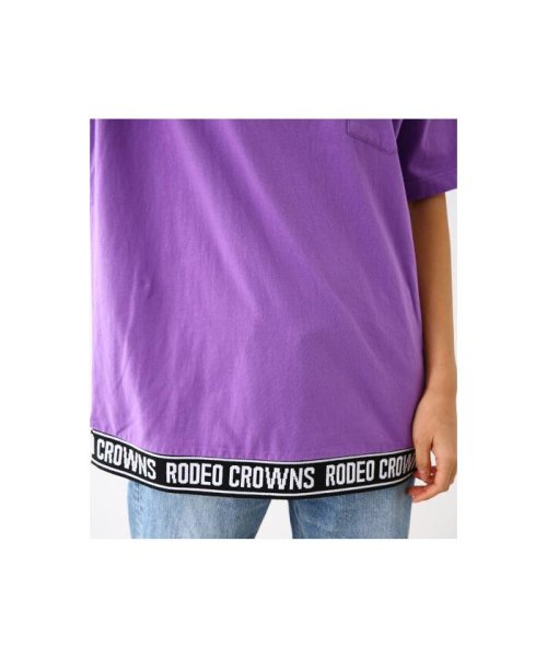 RODEO CROWNS WIDE BOWL(ロデオクラウンズワイドボウル)/裾リブロゴ Tシャツ/img27