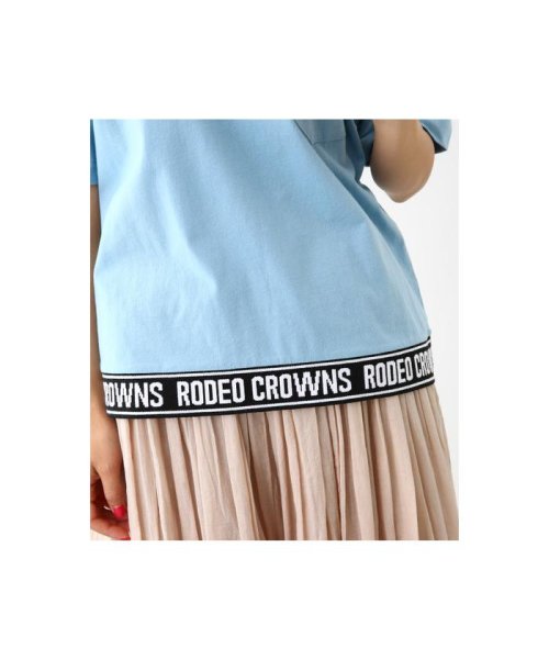 RODEO CROWNS WIDE BOWL(ロデオクラウンズワイドボウル)/裾リブロゴ Tシャツ/img36