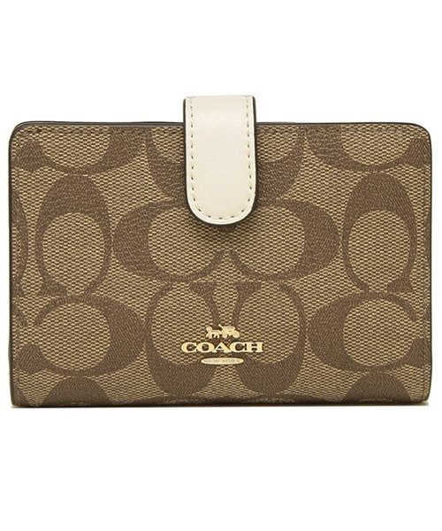 COACH(コーチ)/コーチ 財布 アウトレット COACH F23553 シグネチャー ミディアム コーナー ジップ ウォレット 二つ折り財布/img14