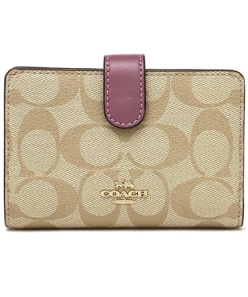 COACH(コーチ)/コーチ 財布 アウトレット COACH F23553 シグネチャー ミディアム コーナー ジップ ウォレット 二つ折り財布/img26