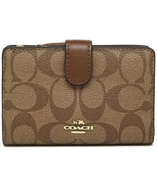 COACH(コーチ)/コーチ 財布 アウトレット COACH F23553 シグネチャー ミディアム コーナー ジップ ウォレット 二つ折り財布/img33