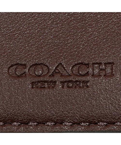 COACH(コーチ)/コーチ 財布 アウトレット COACH F75363 BLK シグネチャー クロスグレインレザー メンズ 二つ折り財布/img07