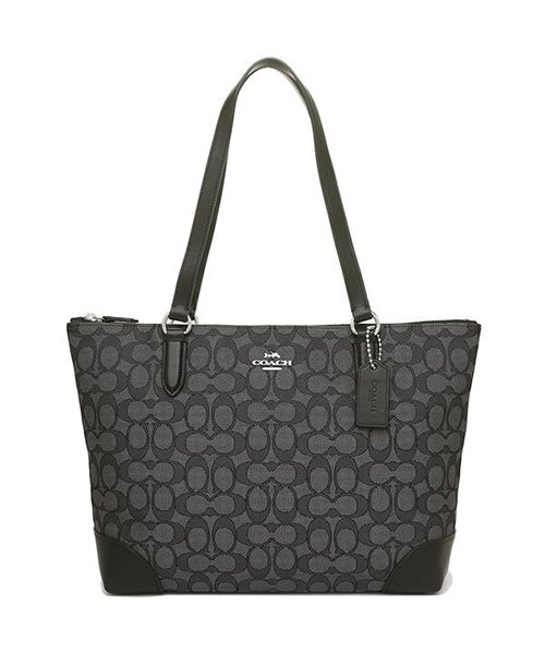 COACH(コーチ)/コーチ バッグ アウトレット COACH F29958 シグネチャー ジャカード ジップトート レディース トートバッグ/img11