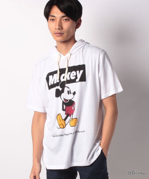 クーポン セール 40 Off Disney 大きいサイズ メンズ ディズニー ミッキー マウス Tシャツ パーカー 半袖 Tパーカー ブランド 大きいサイズのマルカワ Marukawa Magaseek