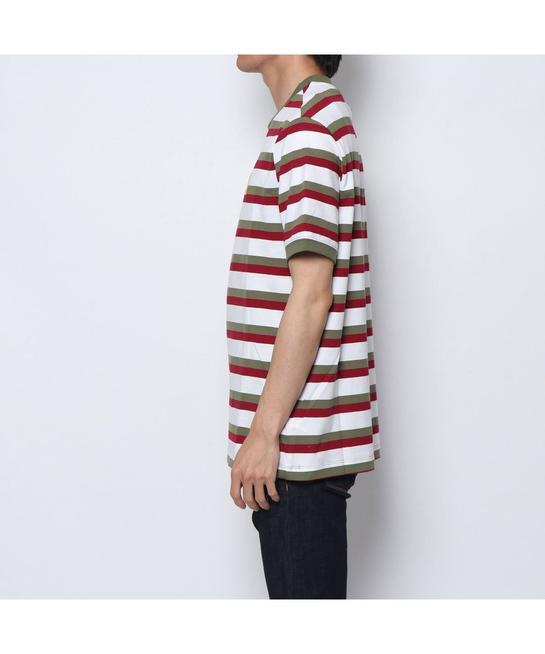 guess rod stripe t shirt