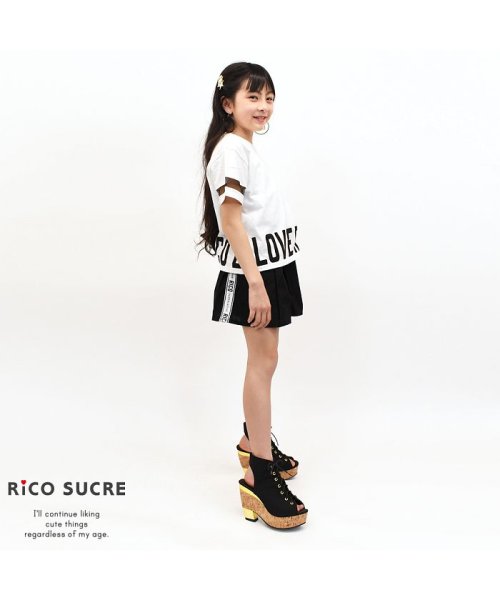RiCO SUCRE(リコ シュクレ)/袖メッシュTシャツ/img09