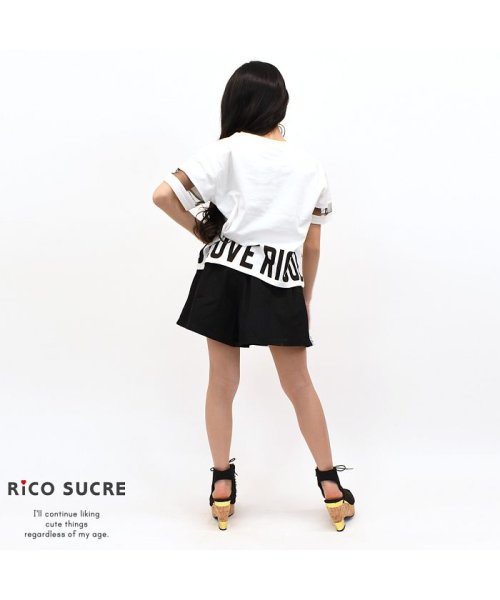 RiCO SUCRE(リコ シュクレ)/袖メッシュTシャツ/img10