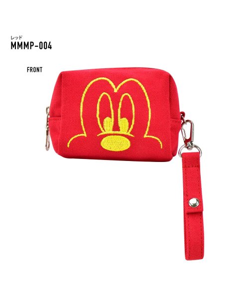 ディズニー ポーチ 小物入れ レディース 女子 刺繍 ストラップ付き 小さい ミニ キャンバス キャラクター 化粧ポーチ 女の子 ランナー Runner Magaseek