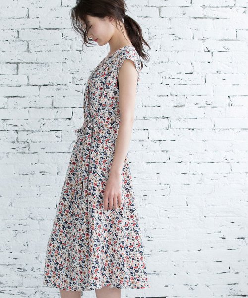 セール 花柄カシュクールワンピース ビス Vis Magaseek