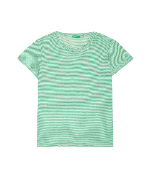 BENETTON (mens)(ベネトン（メンズ）)/リネン混ボーダー半袖Tシャツ・カットソー/img14