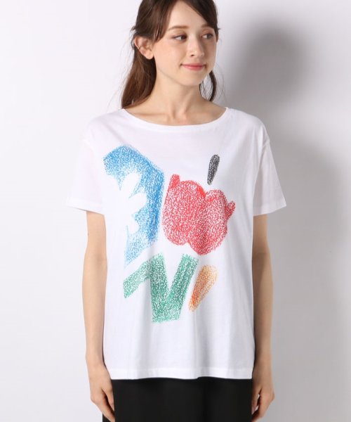 BENETTON (women)(ベネトン（レディース）)/コットンFABRICAプリントTシャツ・カットソー/img10