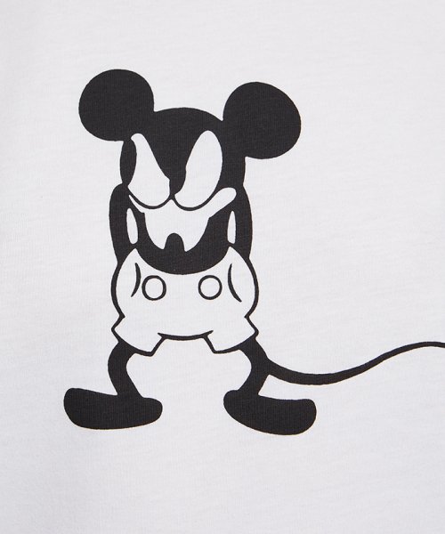 セール Disney ディズニー コラボ レトロミッキー ミニーマウス半袖tシャツ シスレー レディス Sisley Magaseek