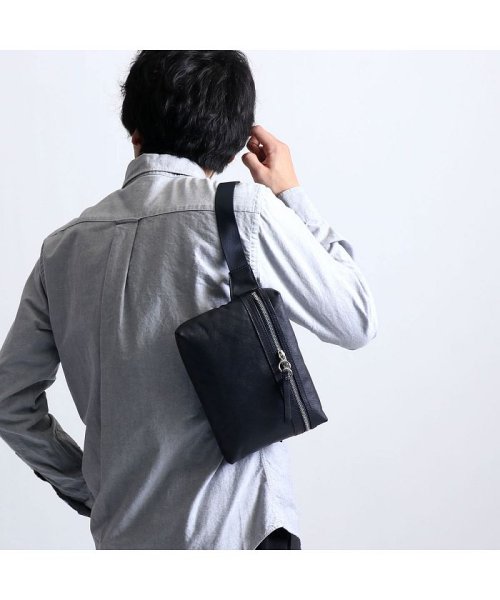 ST.UNIVERSEL(セントユニバーセル)/ボディバッグ メンズ 斜めがけ セントユニバーセル ST.UNIVERSEL SAFFIANO BODY BAG サフィアーノ 本革 STU－SF300/img09