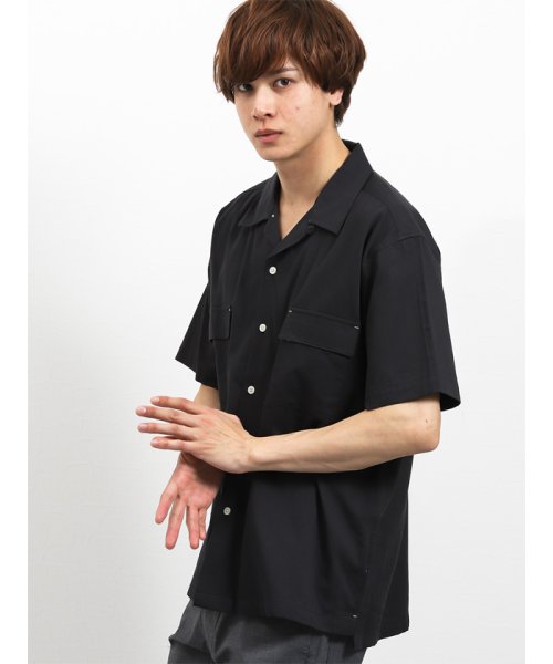 semanticdesign(セマンティックデザイン)/ポケット付きオープンカラー半袖シャツ/img02