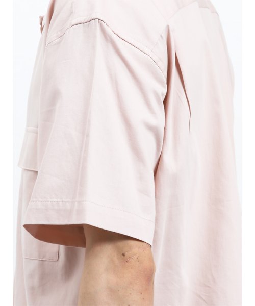 semanticdesign(セマンティックデザイン)/ポケット付きオープンカラー半袖シャツ/img06
