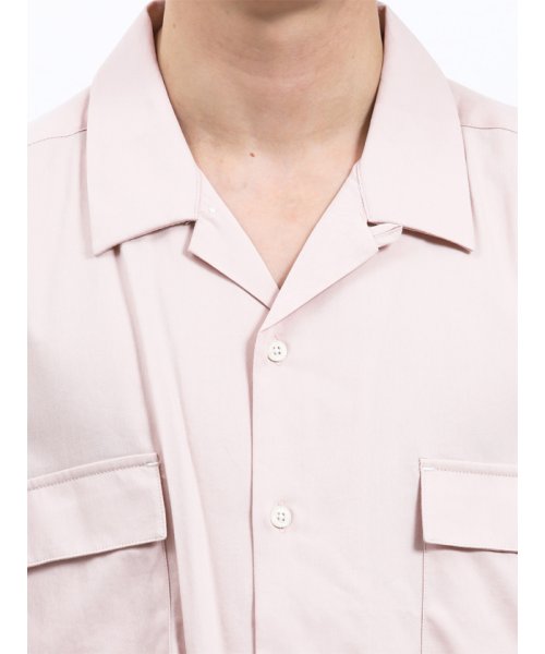 semanticdesign(セマンティックデザイン)/ポケット付きオープンカラー半袖シャツ/img07