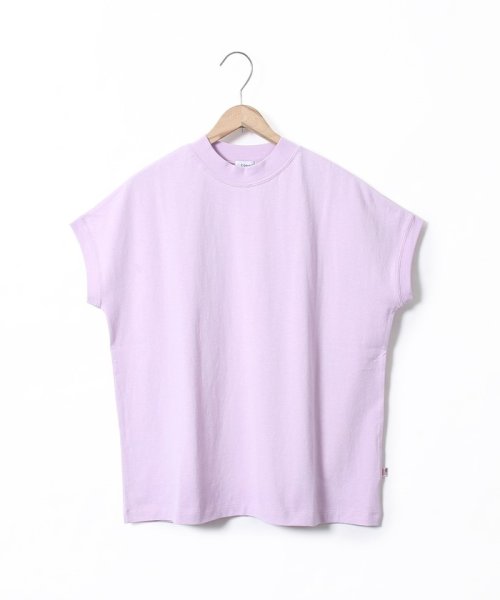 coen(coen)/【WEB限定カラーに新色ブラウン登場】USAコットンハイネックTシャツ/img36