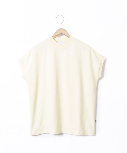 coen(coen)/【WEB限定カラーに新色ブラウン登場】USAコットンハイネックTシャツ/img44
