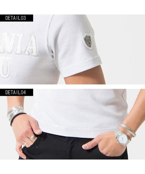 VIOLA(ヴィオラ)/VIOLA【ヴィオラ】ロゴ貼り付けクルーネック半袖Tシャツ/img11