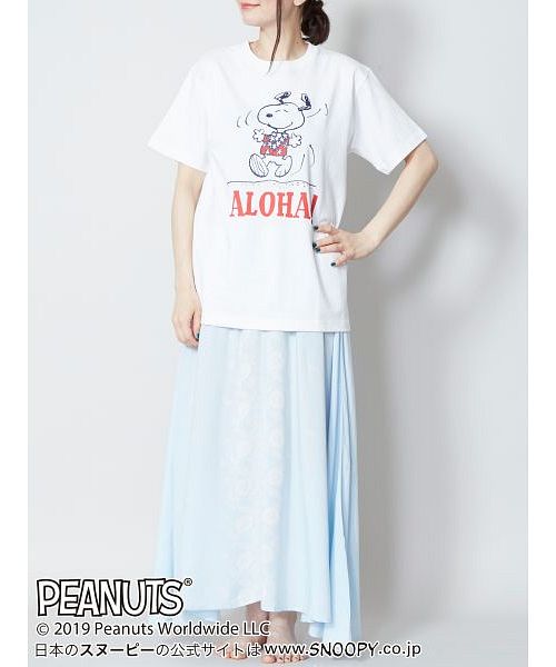 【Kahiko】SNOOPY スヌーピーTシャツMサイズ ALOHA 4JU－9211