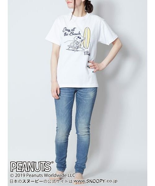 KAHIKO(カヒコ)/【Kahiko】SNOOPY スヌーピーTシャツSサイズ BEACH 4JU－9213/img01