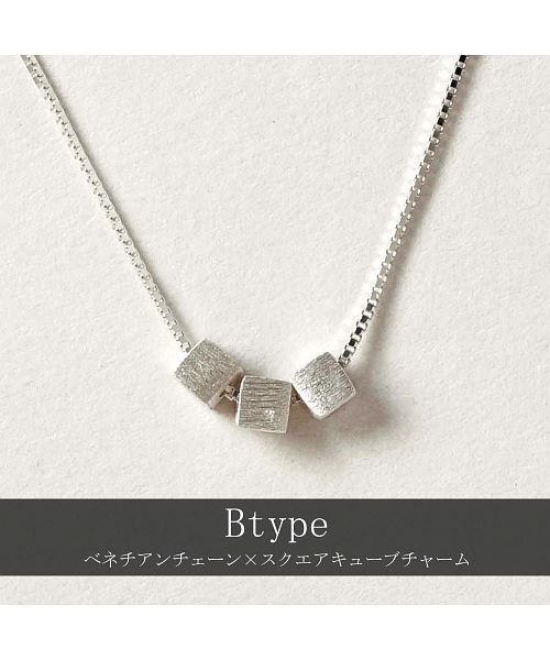 ninon(ニノン)/【silver925】2種展開シンプルチャームショートネックレス/img06