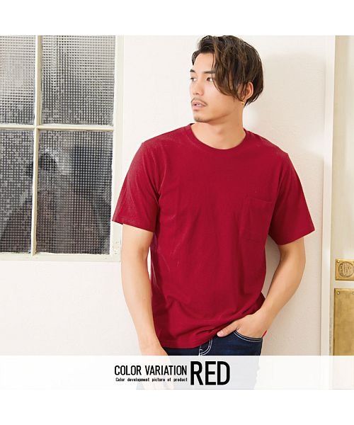 VICCI(ビッチ)/VICCI【ビッチ】無地ポケット付きビッグシルエットクルーネック半袖Tシャツ/img05